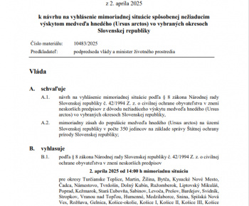 Aktuality / Vyhlásenie mimoriadnej situácie - foto