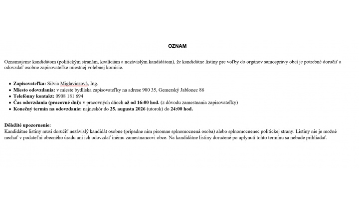 OZNAM